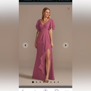 David’s bridal bridesmaid dress